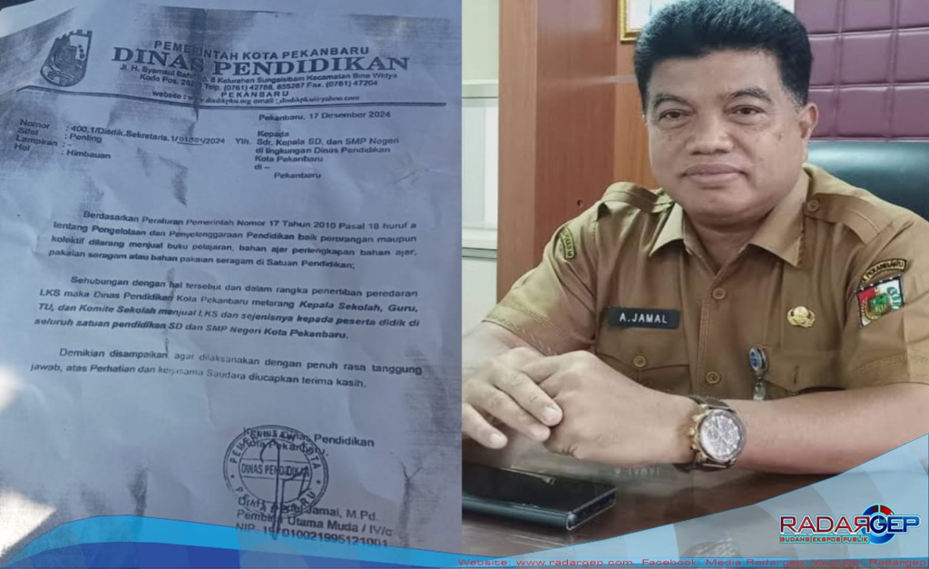 Dinas Pendidikan Pekanbaru Disebut Tutup Mata, Penjualan LKS dan Seragam di SDN 45 Terus Berjalan